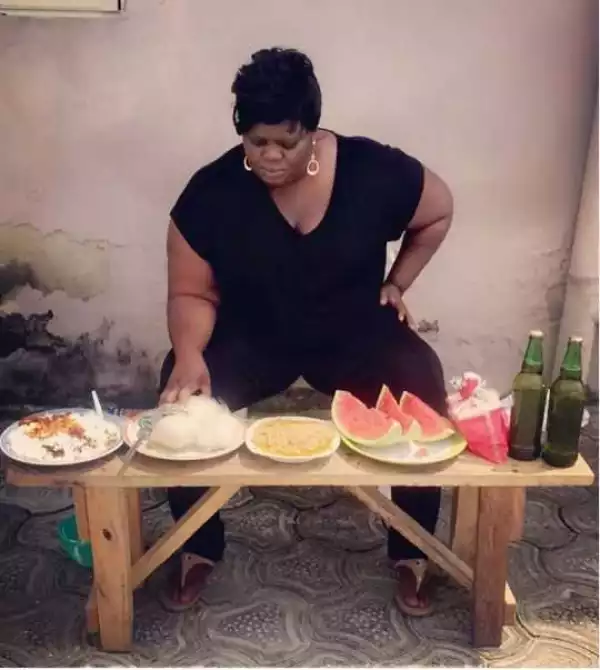 Eniola Badmus Pictured Enjoying a Perfect Lunch